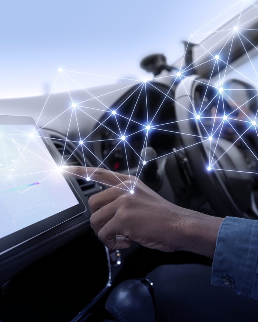 Gps system in a smart car